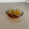 Murano Glass Honey Bowl Element Shell Ashtray from Seguso Murano, Italy, 1970s 6