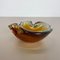 Murano Glass Honey Bowl Element Shell Ashtray from Seguso Murano, Italy, 1970s 5