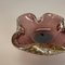 Large Murano Glass Gold Dust Bowl Element Shell Ashtray, Italy, 1970s, Image 7