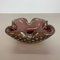 Large Murano Glass Gold Dust Bowl Element Shell Ashtray, Italy, 1970s, Image 6