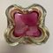 Large Murano Glass Pink Gold Bowl Element Shell Ashtray, Italy, 1970s 11