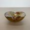 Multicolor Murano Glass Bowl Gold Flakes Shell Ashtray by Dino Martens, Italy, 1960s 5