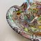 Multicolor Murano Glass Bowl Gold Flakes Shell Ashtray by Dino Martens, Italy, 1960s 10