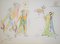 Jean Cocteau, Orpheus und Eurydice, 1950, Original Lithographie 1