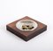 Mid-Century Dark Amber Acrylic Glass and Chrome Ashtray, Italy, 1970s, Image 10