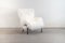 Weißer Pl19 Sessel aus mongolischer Wolle von Franco Albini für Poggi, Italien, 1950er 2