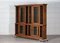 19th Century English Oak Glazed Vicarage Bookcase, 1890s 4