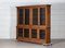 19th Century English Oak Glazed Vicarage Bookcase, 1890s 3