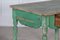 19th Century Scandinavian Green Painted Desk, 1820s, Image 9