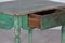 19th Century Scandinavian Green Painted Desk, 1820s 10