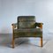 Mid-Century Scandinavian Lounge Chair in Green Leather by Carl Straub, 1960s 2