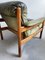 Mid-Century Scandinavian Lounge Chair in Green Leather by Carl Straub, 1960s 8