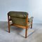Mid-Century Scandinavian Lounge Chair in Green Leather by Carl Straub, 1960s 10