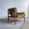 Mid-Century Scandinavian Lounge Chair in Green Leather by Carl Straub, 1960s 7