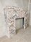 Large Antique Art Deco Fireplace in Marble, 1890s 6