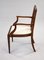 20th Century English Edwardian Inlaid Open Armchair, 1900s 5