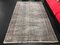 Modern Dove Gray Distressed Handmade Rug 2