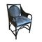 English Cane and Mesh Armchair 1