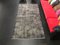 Antique Turkish Dark Gray Distressed Wool Hand Knotted Rug 1