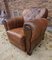 Art Deco French Leather Club Chair 1930s, Image 10