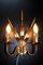 Hollywood Regency French Gold Wheat Sheaf Wall Lamp, 1960s, Image 2