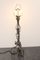 Antique Wrought Iron Ground Lamp, 1890s 4