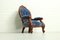 Antique Louis XV Mahogany Armed Portrait Chair, 1950s 1