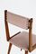 Sedie in ottone, velluto e legno attribuite a Carlo De Carli, anni '50, set di 6, Immagine 7