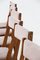 Sillas de latón, terciopelo y madera atribuidas a Carlo De Carli, años 50. Juego de 6, Imagen 12
