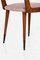 Stühle aus Messing, Samt und Holz, Carlo De Carli zugeschrieben, 1950er, 6er Set 4