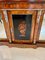 Large Antique Victorian Inlaid Floral Marquetry Burr Walnut Ormolu Mounted Credenza, 1850s 9