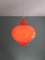 Orange Opaline Suspension by Hans Agne Jakobsson, 1960s 9