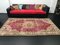 Vintage Faded Wool Area Rug 4