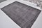 Dark Gray Faded Oushak Decor Rug 7