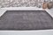 Dark Gray Faded Oushak Decor Rug 8