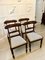 Antike Regency Esszimmerstühle aus Mahagoni, 1830er, 4er Set 2
