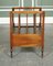 Antque Mahogany Canterbury Books Magazine Rack 6