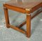 Vintage Mahogany & Brass Military Campaign Coffee Table from Harrods London 5