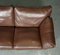 Java Brown Leather 2-Seater Sofa by John Lewis 4
