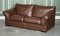 Java Brown Leather 2-Seater Sofa by John Lewis 7