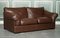 Java Brown Leather 2-Seater Sofa by John Lewis 8
