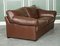 Java Brown Leather 2-Seater Sofa by John Lewis 3