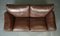 Java Brown Leather 2-Seater Sofa by John Lewis 6