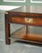 Vintage Military Campaign Mahogany & Brass Coffee Table, Image 9