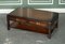 Vintage Military Campaign Mahogany & Brass Coffee Table 3