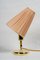 Table Lamp with Fabric Shade, Vienna, 1960s, Image 4