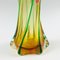 Große gedrehte Mid-Century Vase aus Muranoglas, Italien, 1960er 8