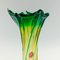 Large Mid-Century Murano Glass Twisted Vase, Italy, 1960s 5