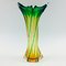 Large Mid-Century Murano Glass Twisted Vase, Italy, 1960s, Image 2