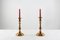 Bronze Kerzenständer, 1920er, 2er Set 9